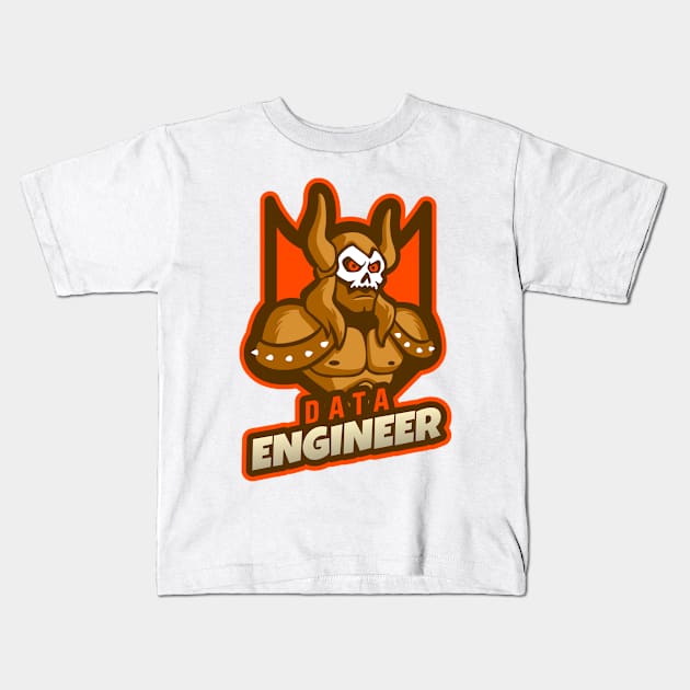 The Data Engineer Kids T-Shirt by ArtDesignDE